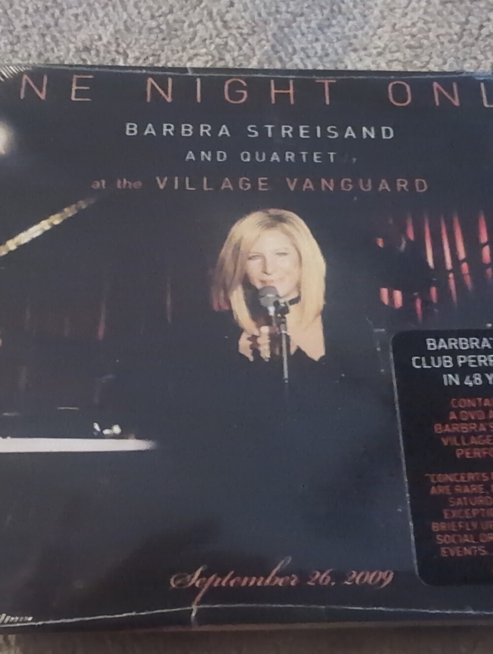 Barbra Streisand and Quartet at the Village Vanguard CD and DVD Sealed New